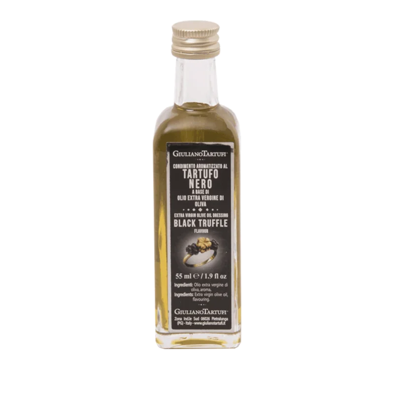 Condimento a base di olio extravergine d'oliva con tartufo