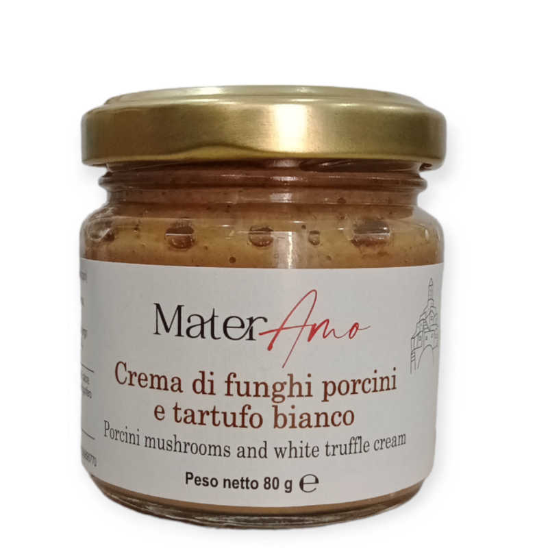 Crema di funghi porcini e tartufo bianco – 80gr